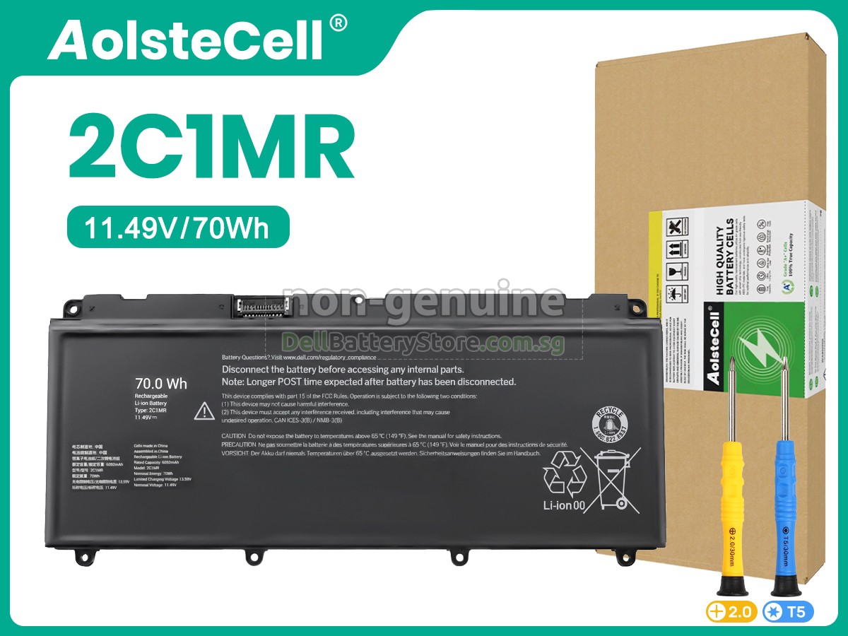 Dell 2C1MR replacement battery