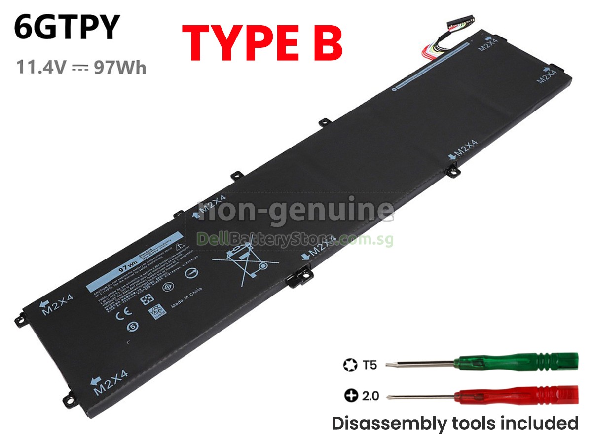 thumbnail image 2 of Dell XPS 15 9570 CMOS RTC Battery – Genuine Dell – Ships From USA 2 of 4