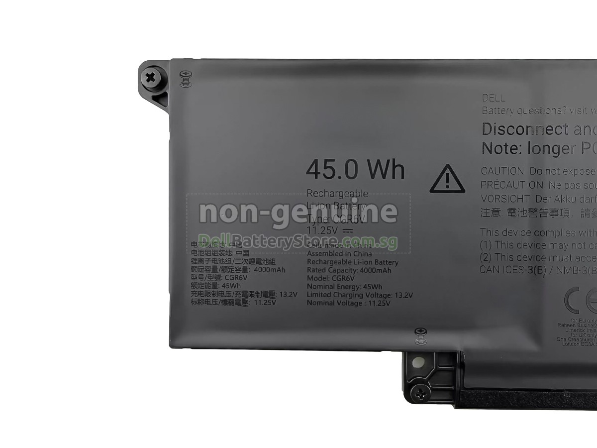 Dell 2CVPR replacement battery