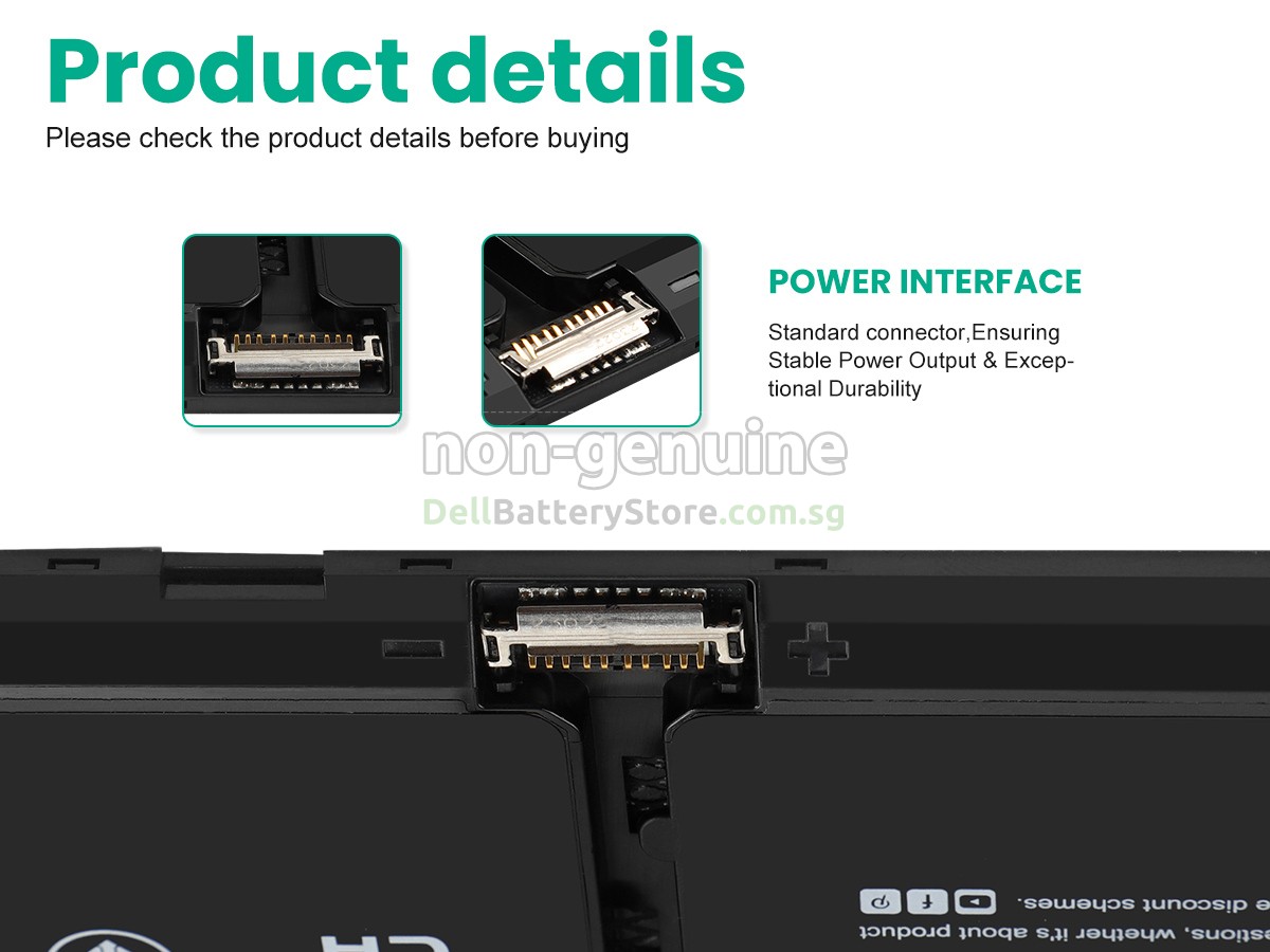 Dell P106F replacement battery