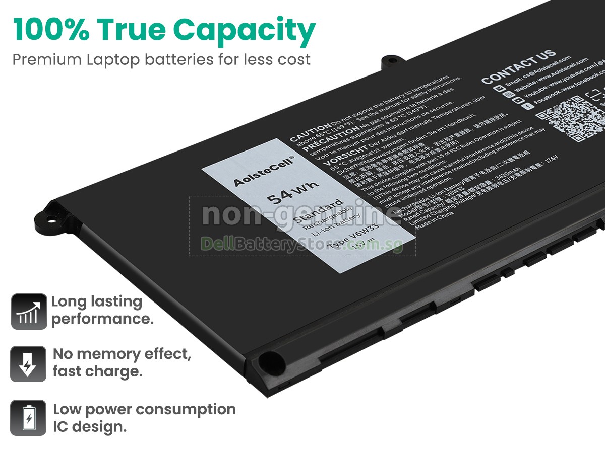Dell P106F replacement battery