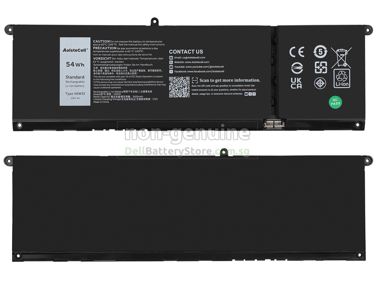 Dell P106F replacement battery