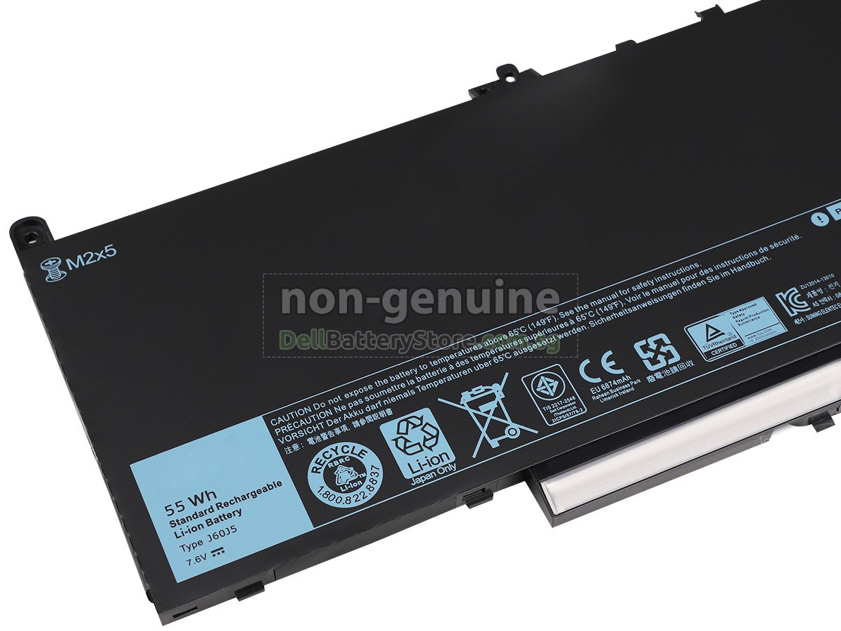Replacement Battery For Dell Latitude E7270 & E7470 – 7.6V 55Wh Li-Ion, 4-Cell, J60J5 MC34Y R1V85